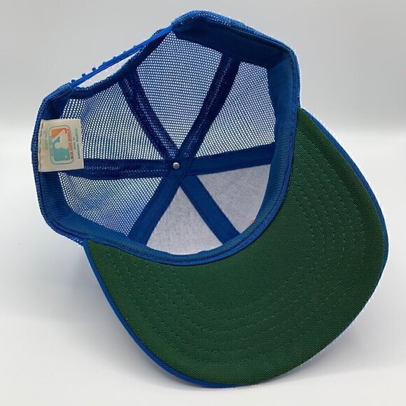 Chicago Cubs MLB Vintage Blue Universal Snapback Trucker Hat Mens M/L - Picture 4 of 5